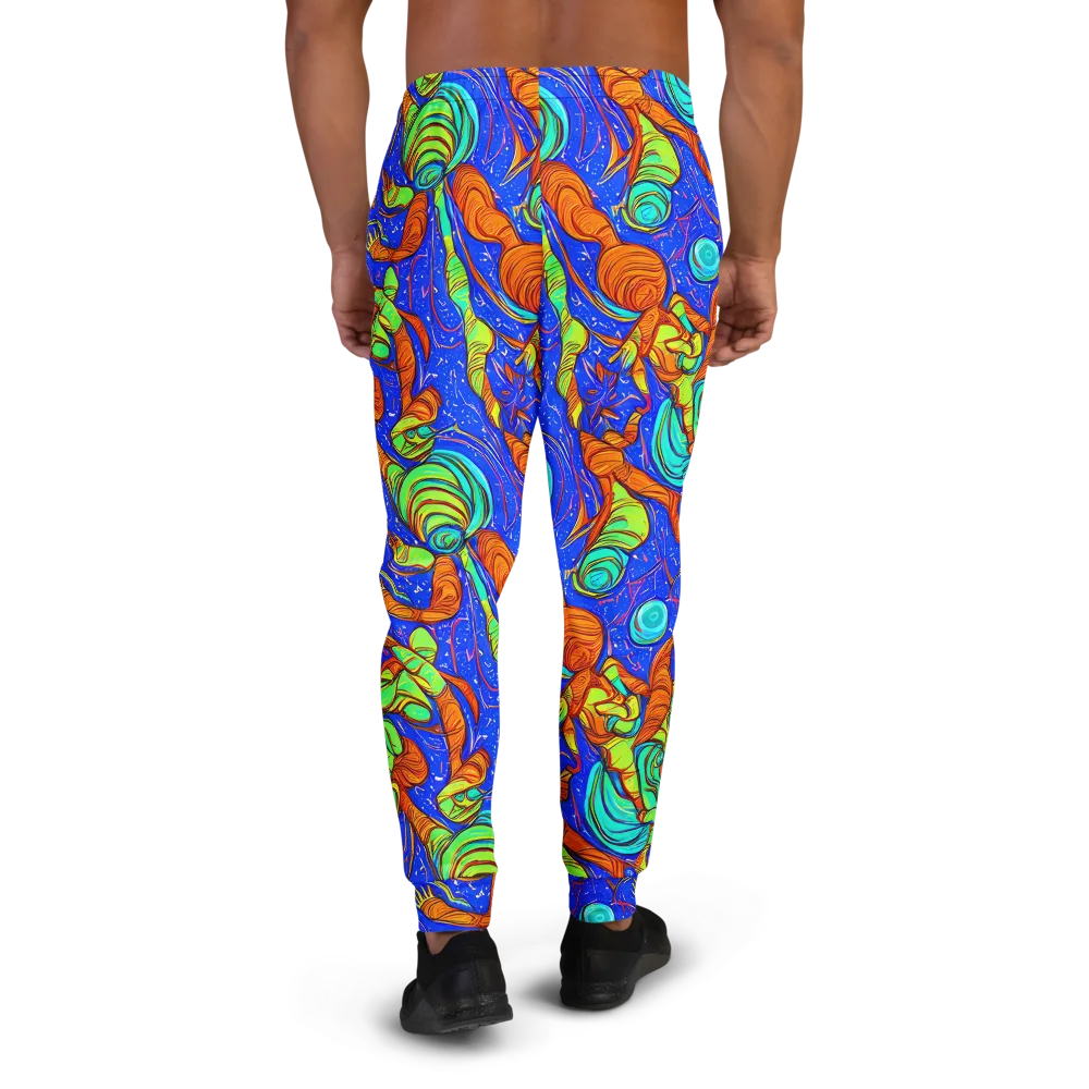 Kinetic Tropics on Men's Joggers — Back