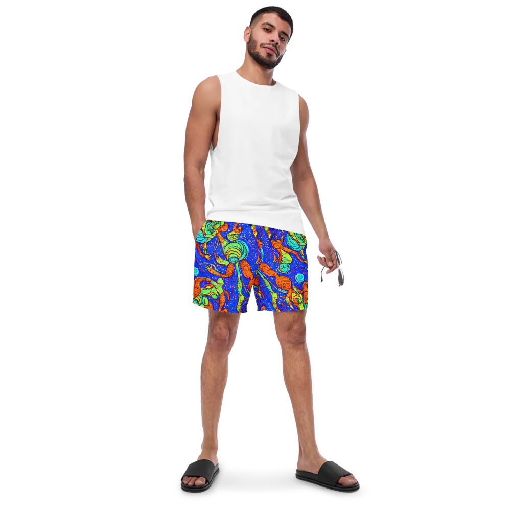 Kinetic Tropics on Swim Trunks — Front