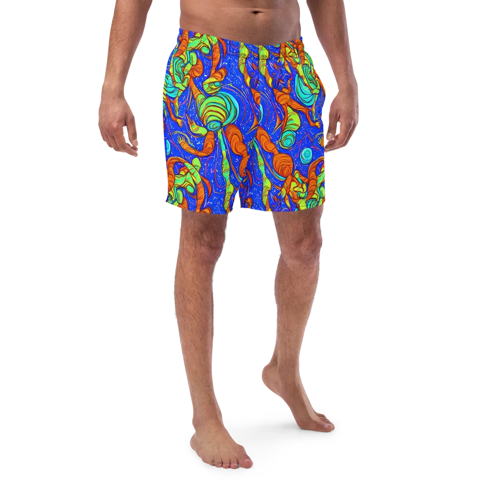 Kinetic Tropics on Swim Trunks — Front