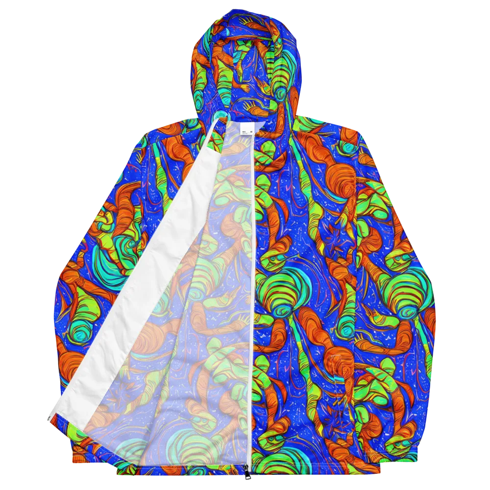Kinetic Tropics on Men's Windbreaker — Front