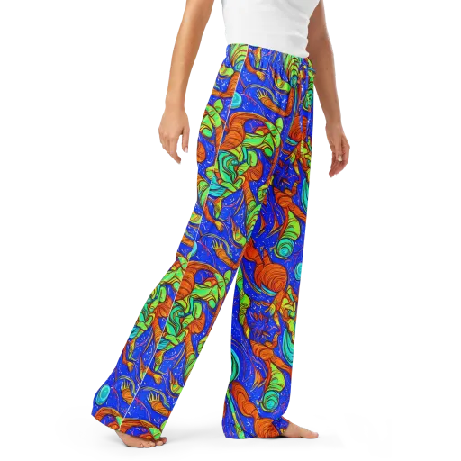 Kinetic Tropics on a Women's Pajama Pants