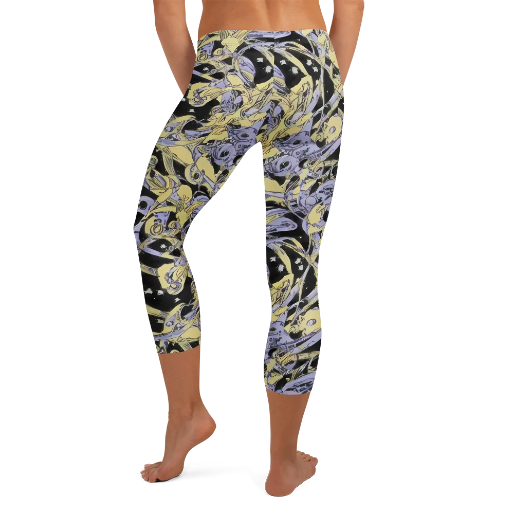 Lunar Mechanica on Capri Leggings — Back