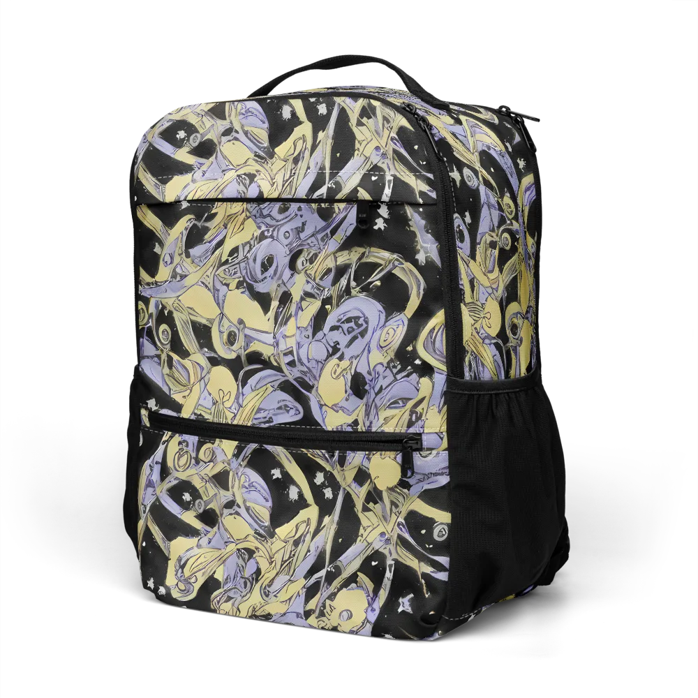Lunar Mechanica on Utility Backpack — Left Front