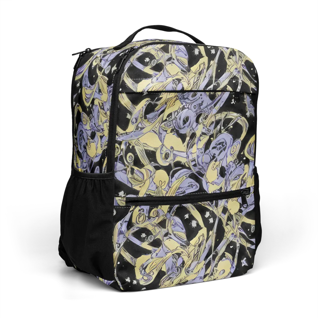 Lunar Mechanica on Utility Backpack — Right Front