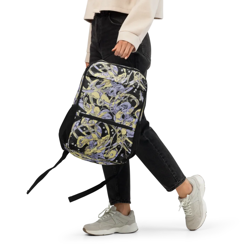 Lunar Mechanica on Utility Backpack — Front