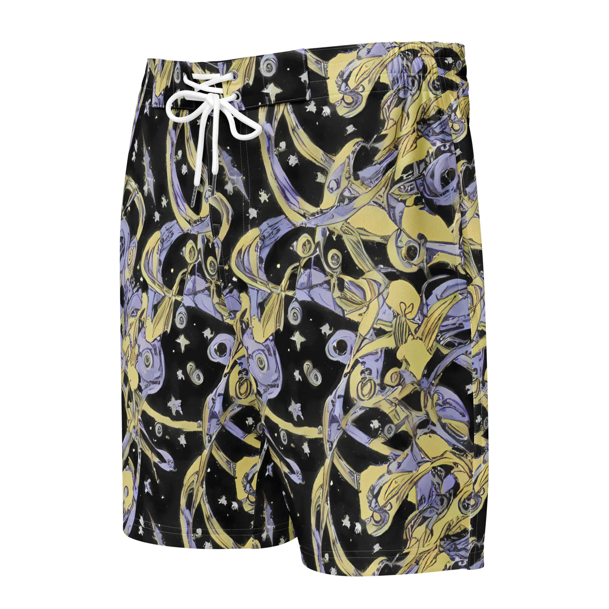 Lunar Mechanica on Men's Board Shorts — Front