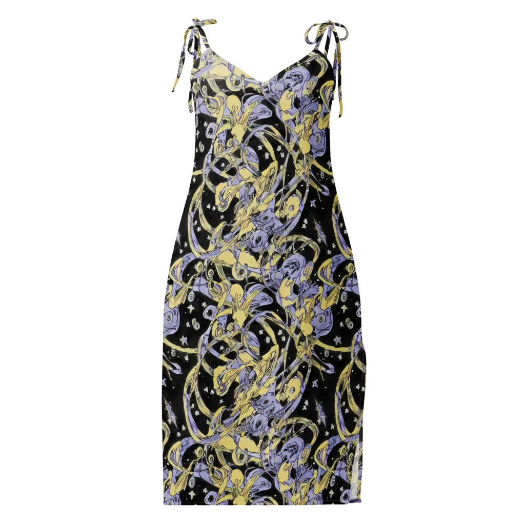 Lunar Mechanica on Slip Dress — Front