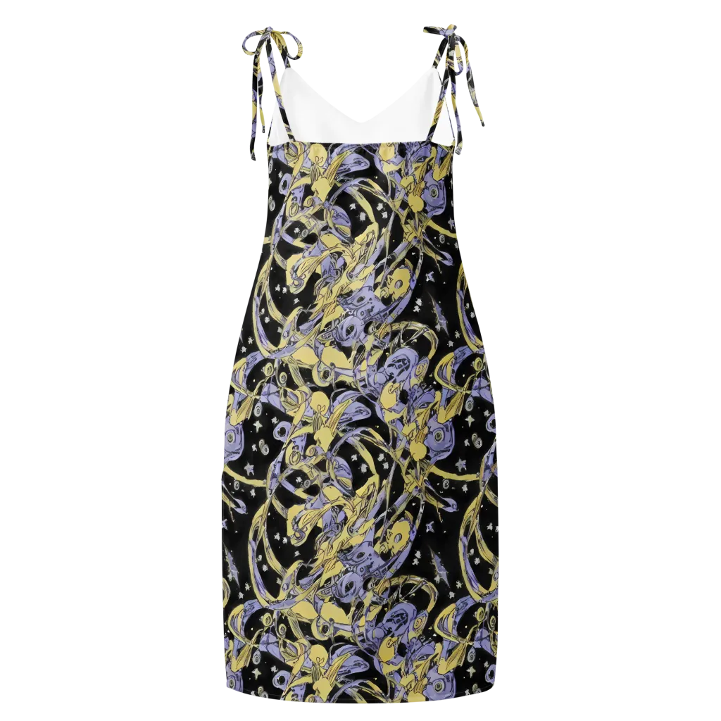 Lunar Mechanica on Slip Dress — Back