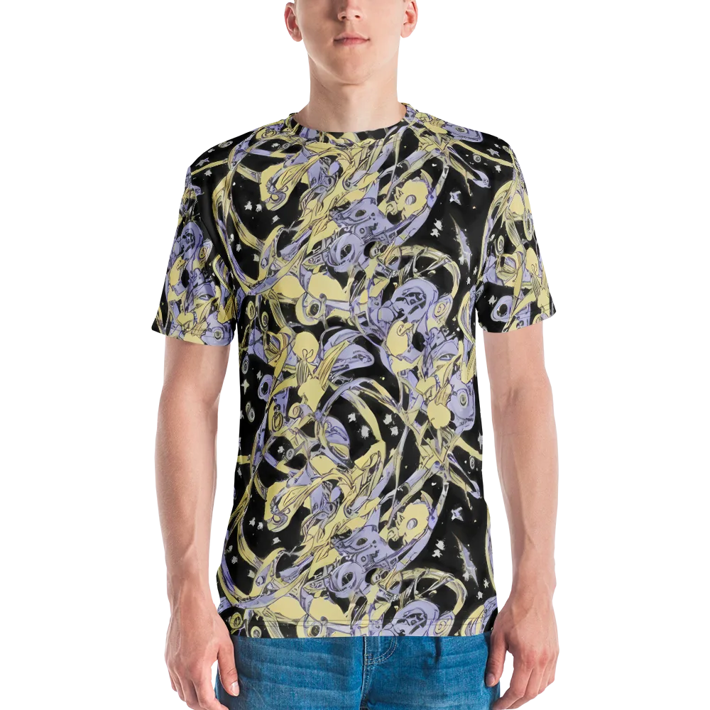 Lunar Mechanica on Men's Crew Neck T-Shirt — Front