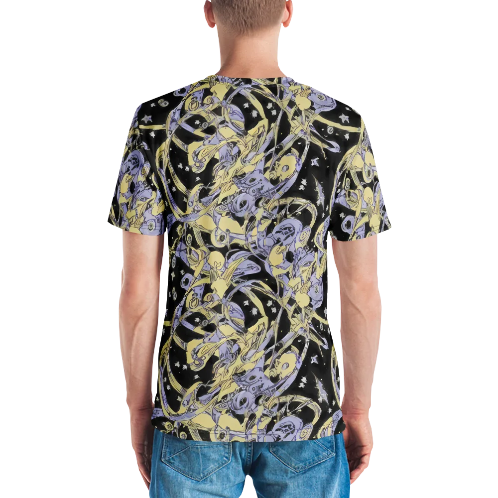 Lunar Mechanica on Men's Crew Neck T-Shirt — Back
