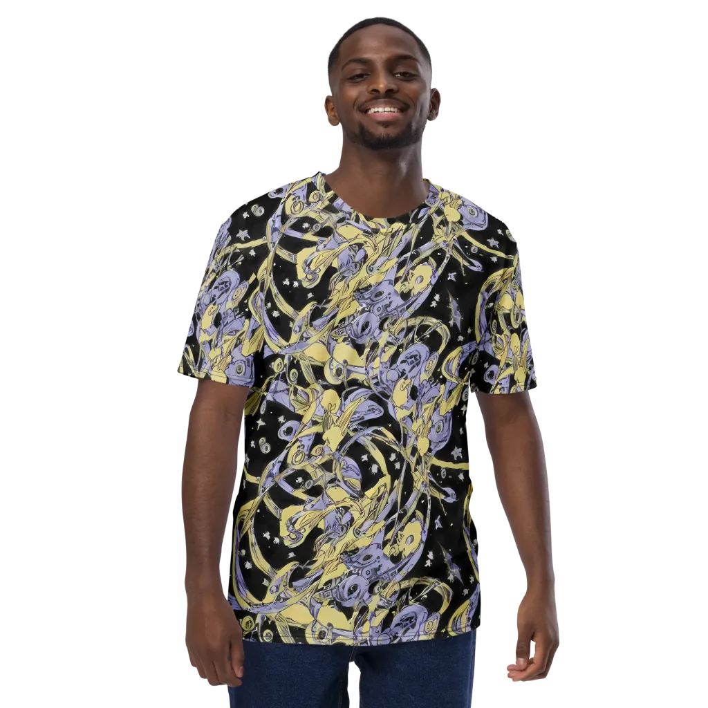 Lunar Mechanica on Men's Crew Neck T-Shirt — Front