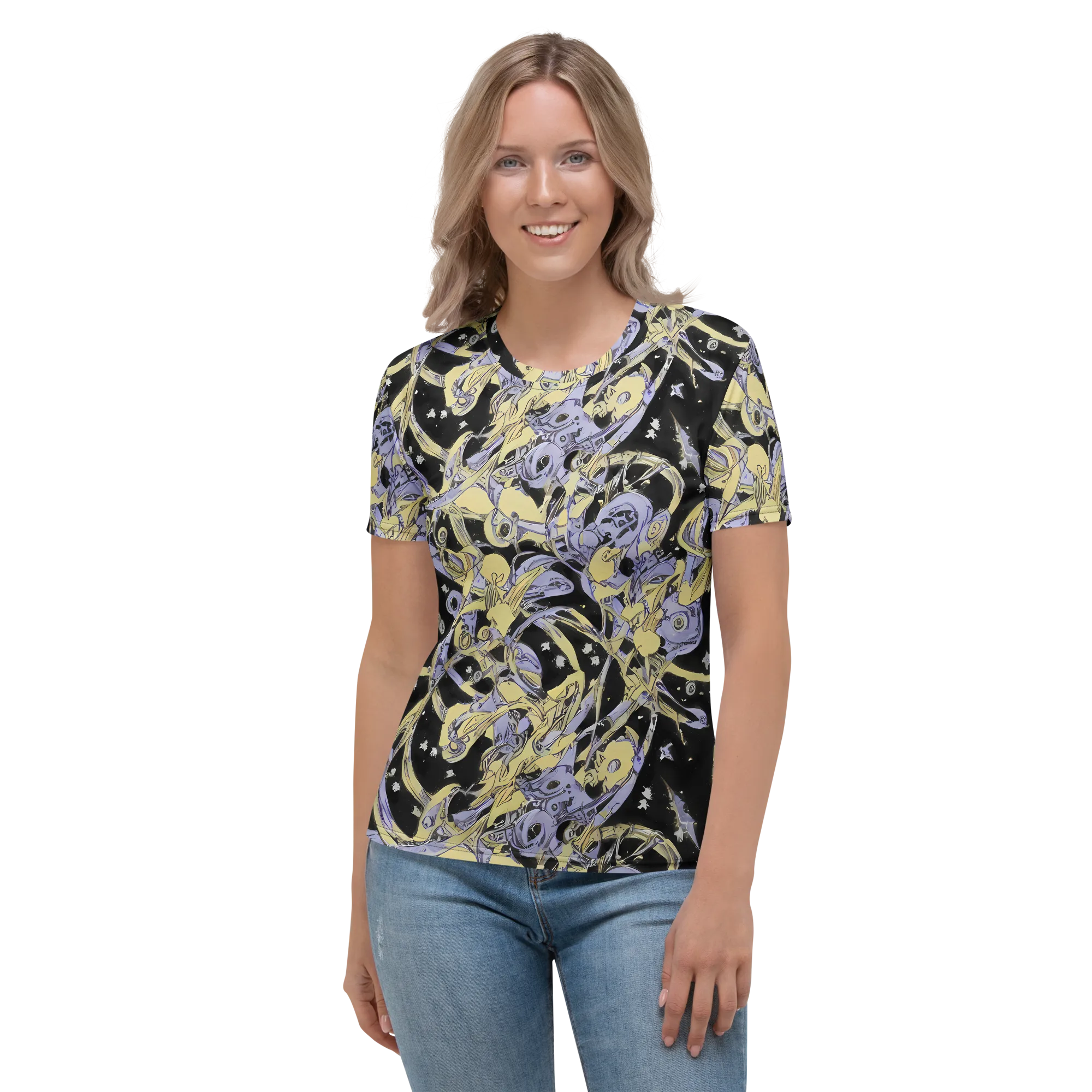 Lunar Mechanica on Women's Crew Neck T-Shirt — Front