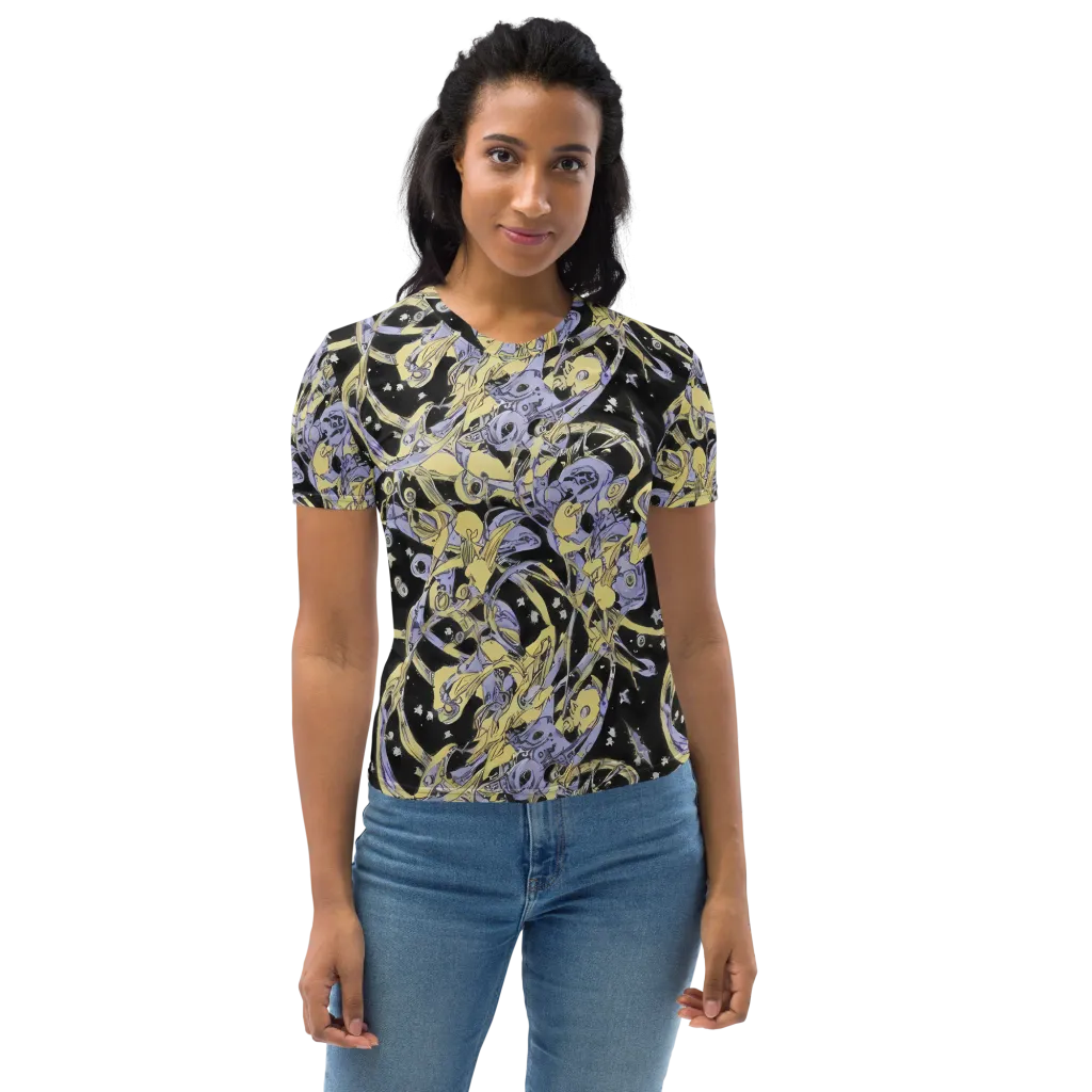 Lunar Mechanica on Women's Crew Neck T-Shirt — Front