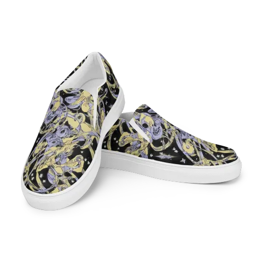 Lunar Mechanica on a Men's Slip-On Canvas Shoes