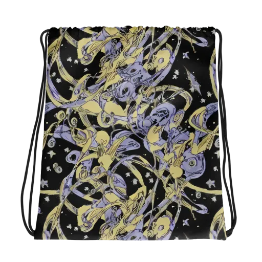 Lunar Mechanica on a Drawstring Bag