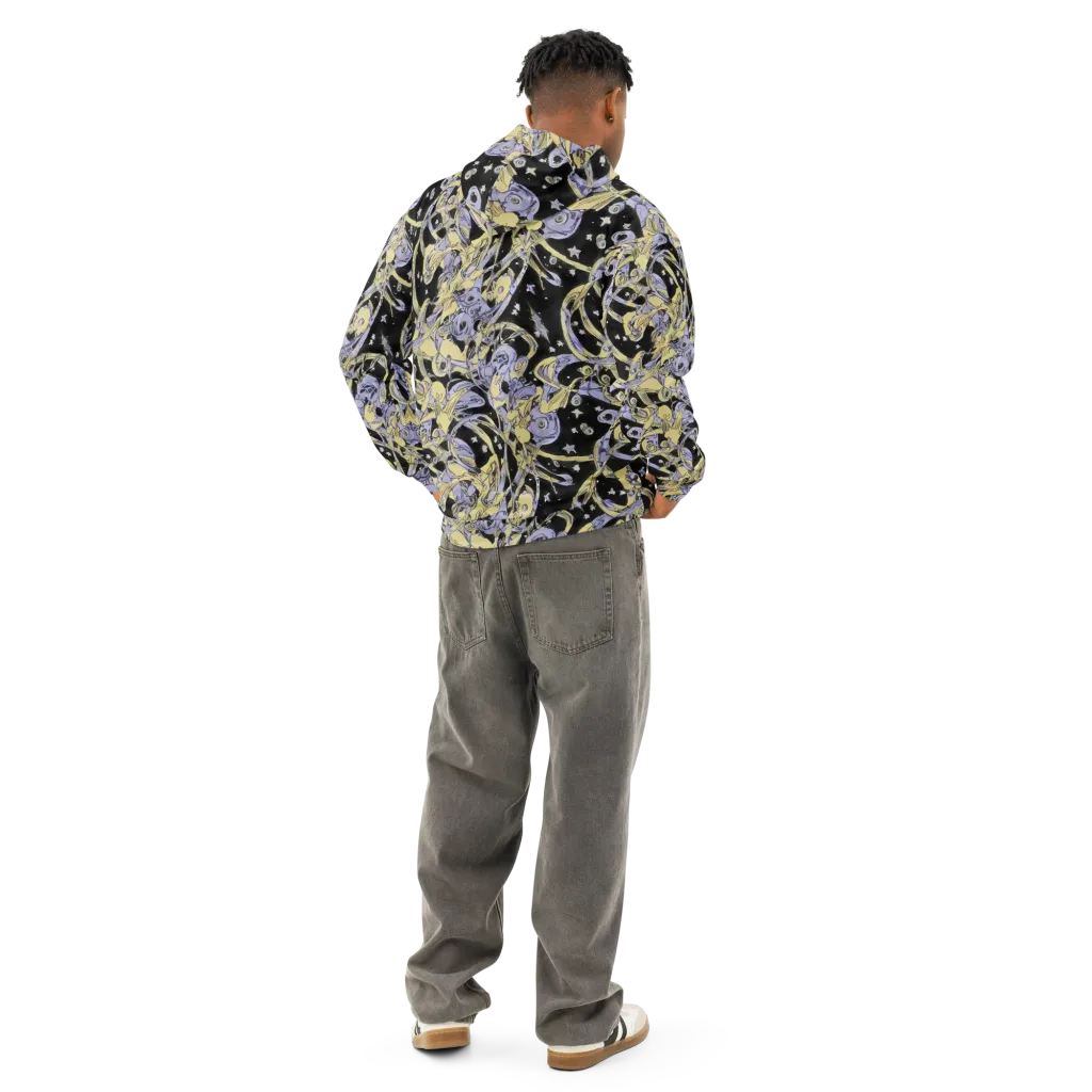 Lunar Mechanica on Cotton Hoodie — Back