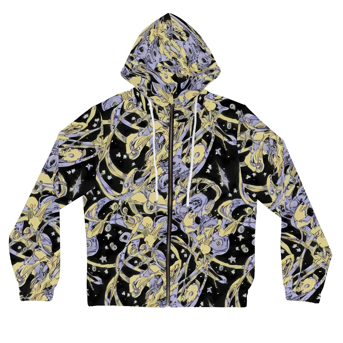 Lunar Mechanica on Women's Full-Zip Hoodie — Front