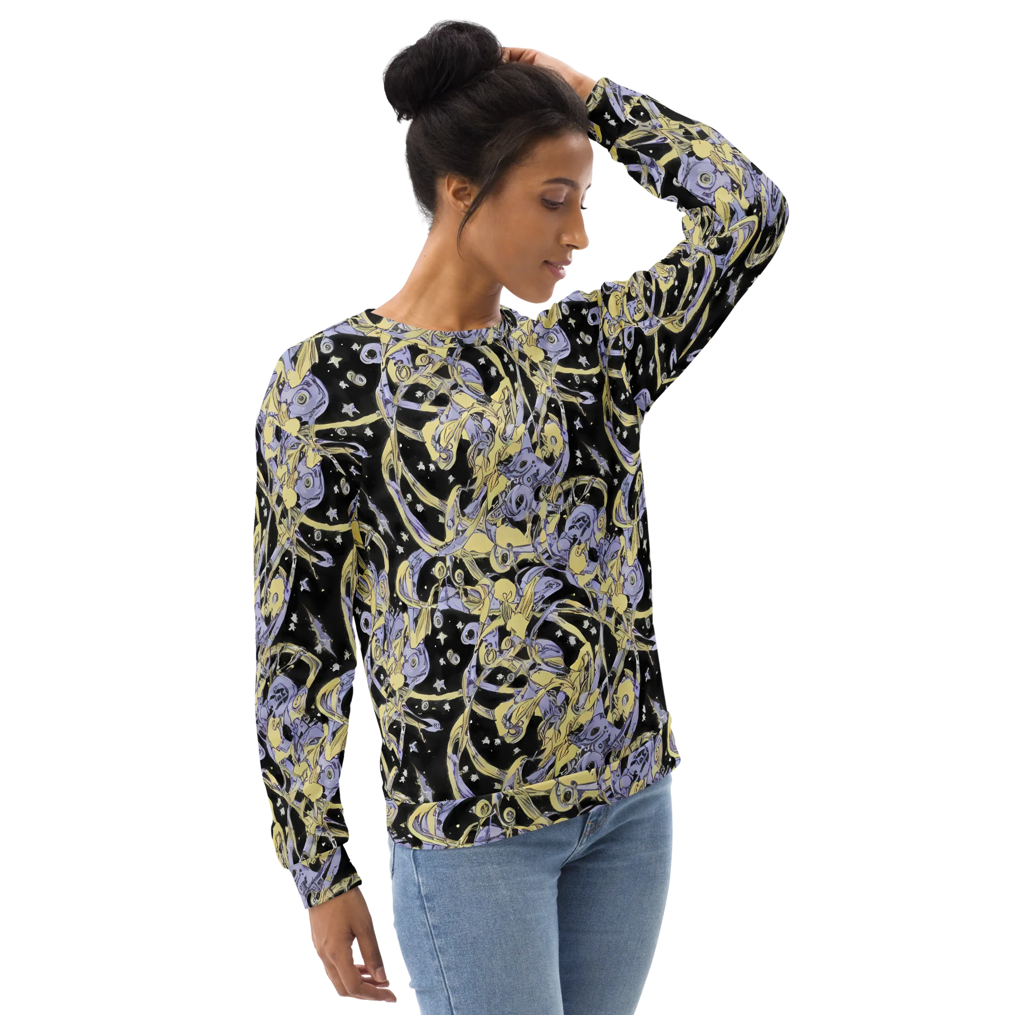 Lunar Mechanica on Sweatshirt — Right Front