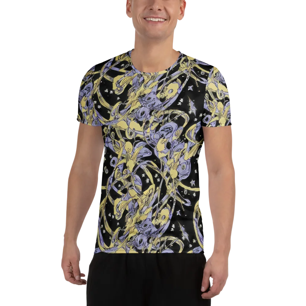 Lunar Mechanica on Men's Athletic T-Shirt — Front