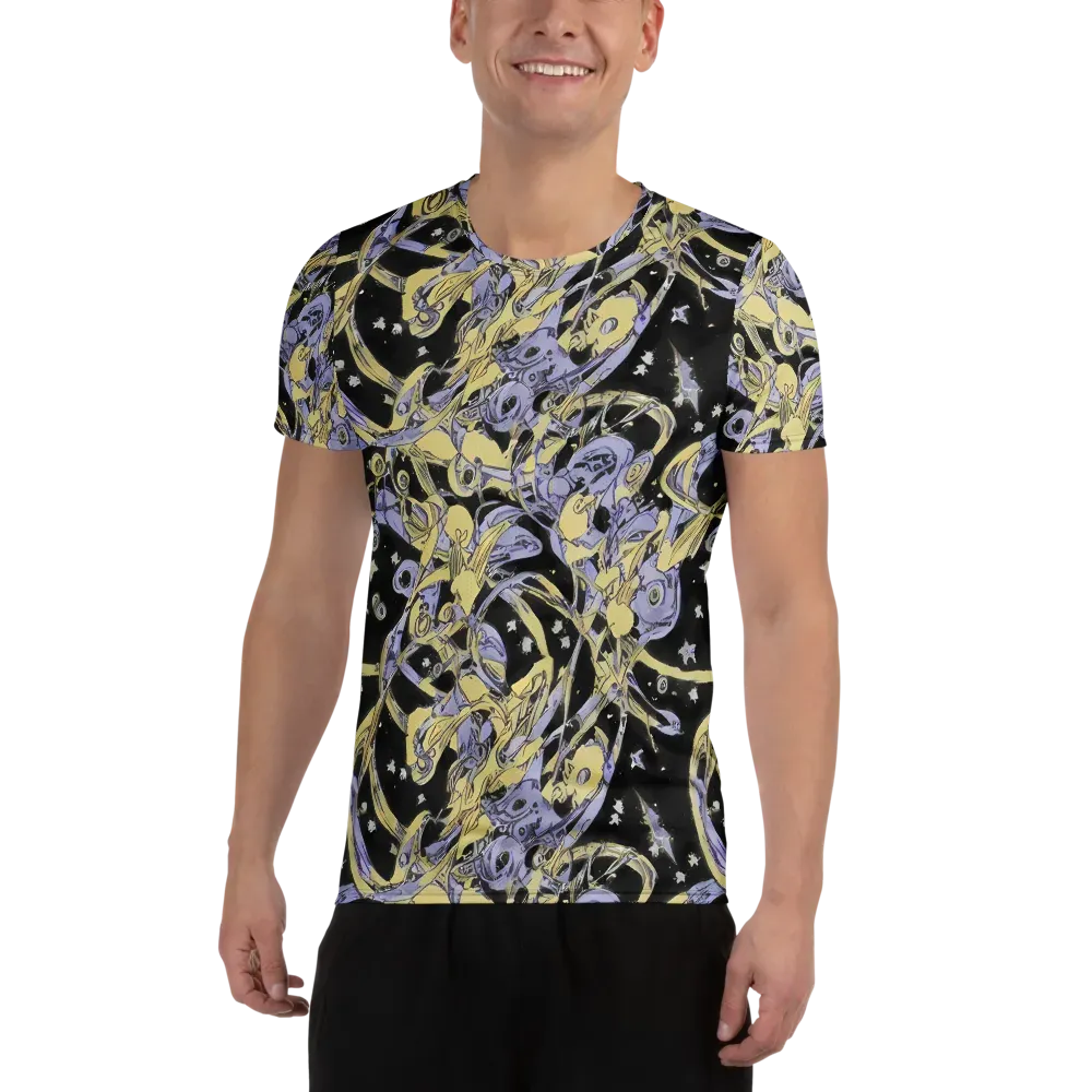 Lunar Mechanica on Men's Athletic T-Shirt — Front