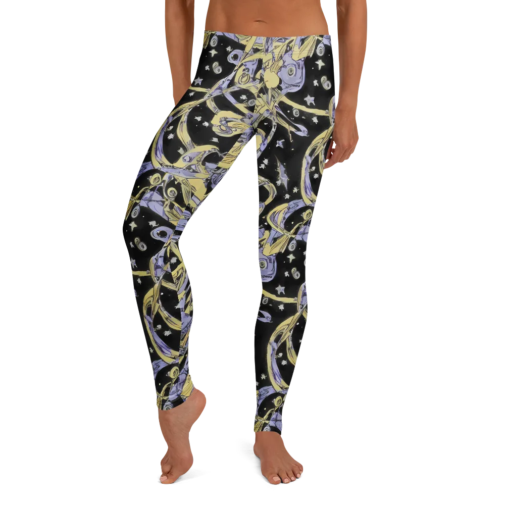 Lunar Mechanica on Leggings — Front