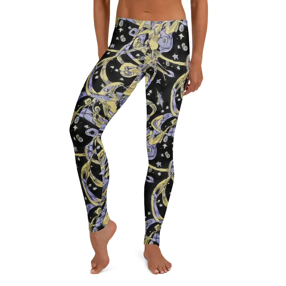 Lunar Mechanica on Leggings — Front