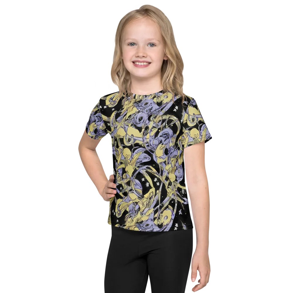 Lunar Mechanica on Kids Crew Neck T-Shirt — Front