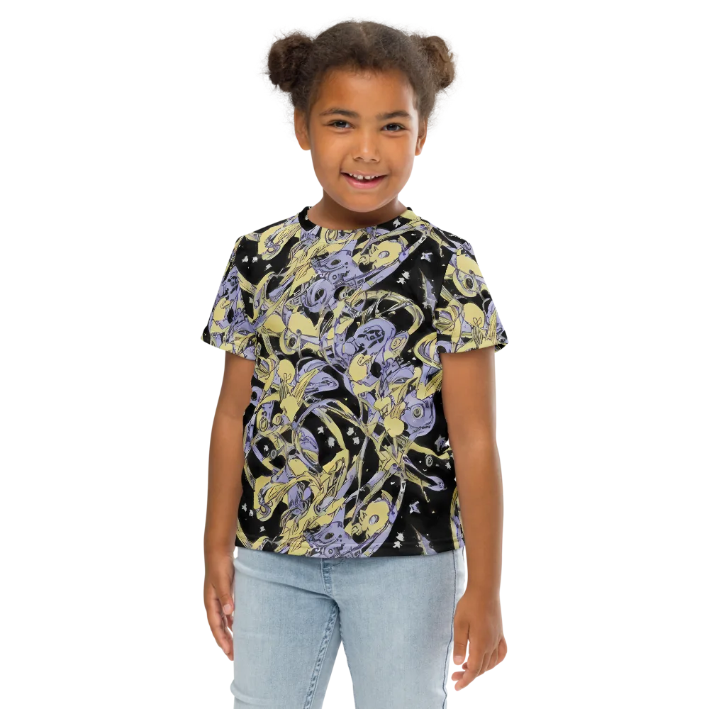 Lunar Mechanica on Kids Crew Neck T-Shirt — Front
