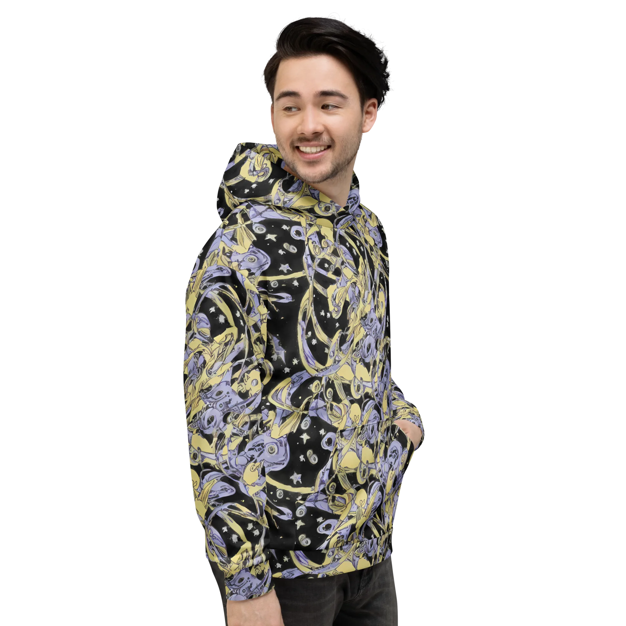 Lunar Mechanica on Hoodie — Right