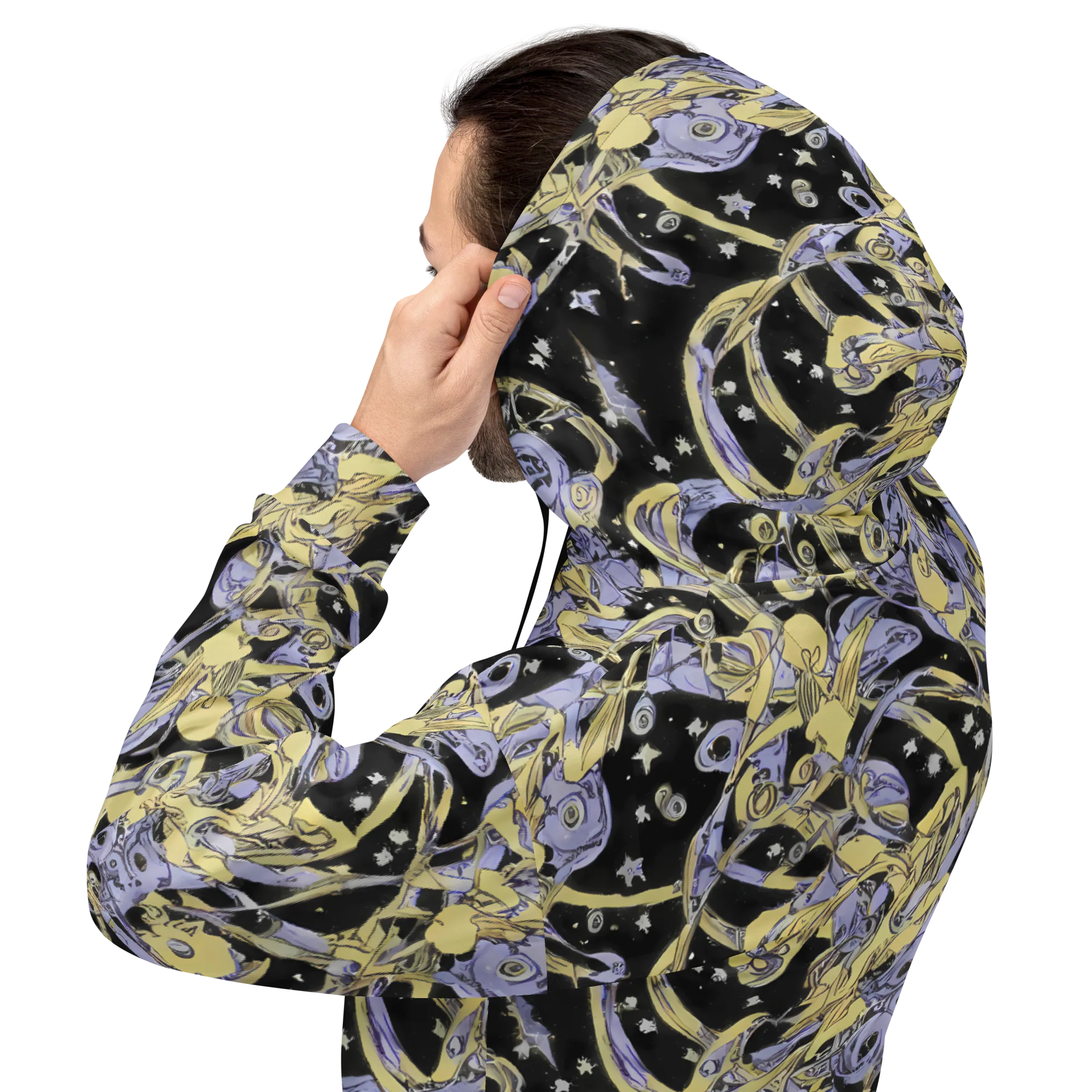 Lunar Mechanica on Hoodie — Back