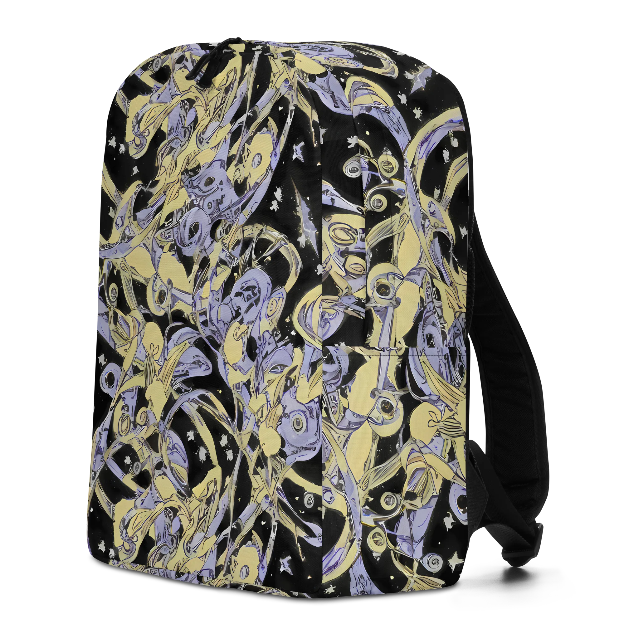 Lunar Mechanica on Minimalist Backpack — Left