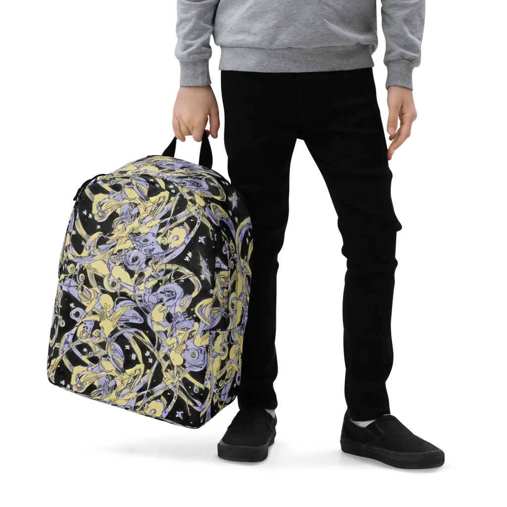 Lunar Mechanica on Minimalist Backpack — Zoomed-in