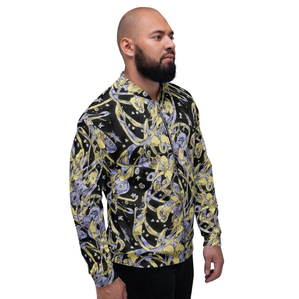 Lunar Mechanica on Bomber Jacket — Right