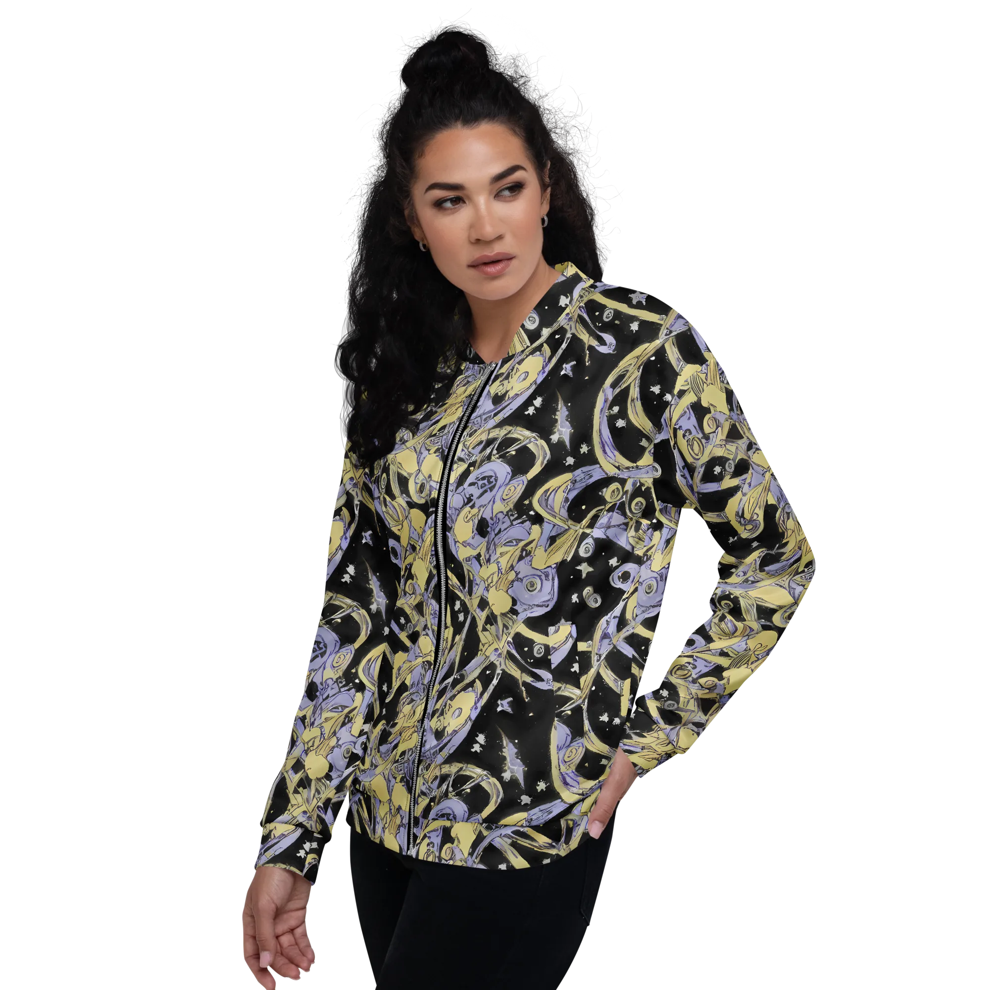 Lunar Mechanica on Bomber Jacket — Left
