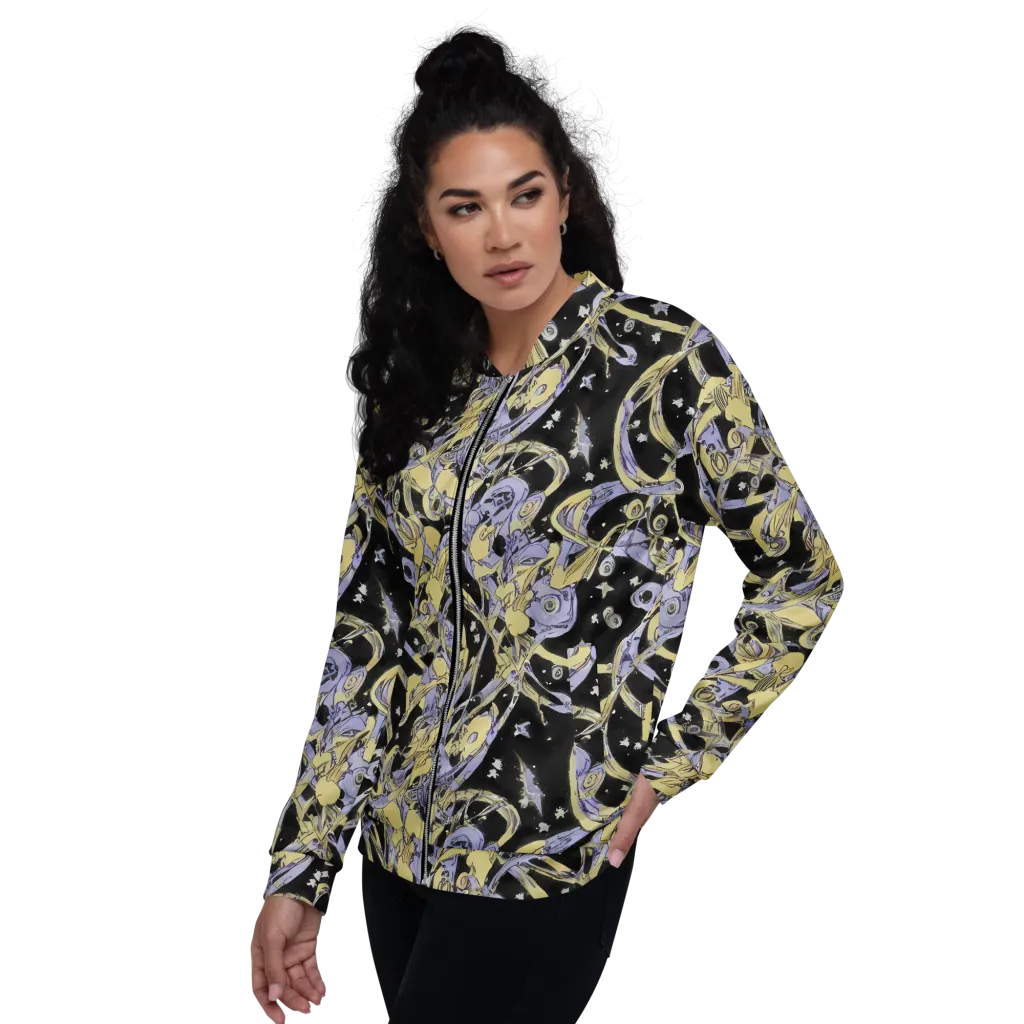 Lunar Mechanica on Bomber Jacket — Left