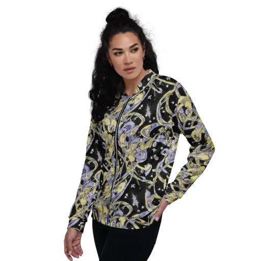 Lunar Mechanica on a Bomber Jacket