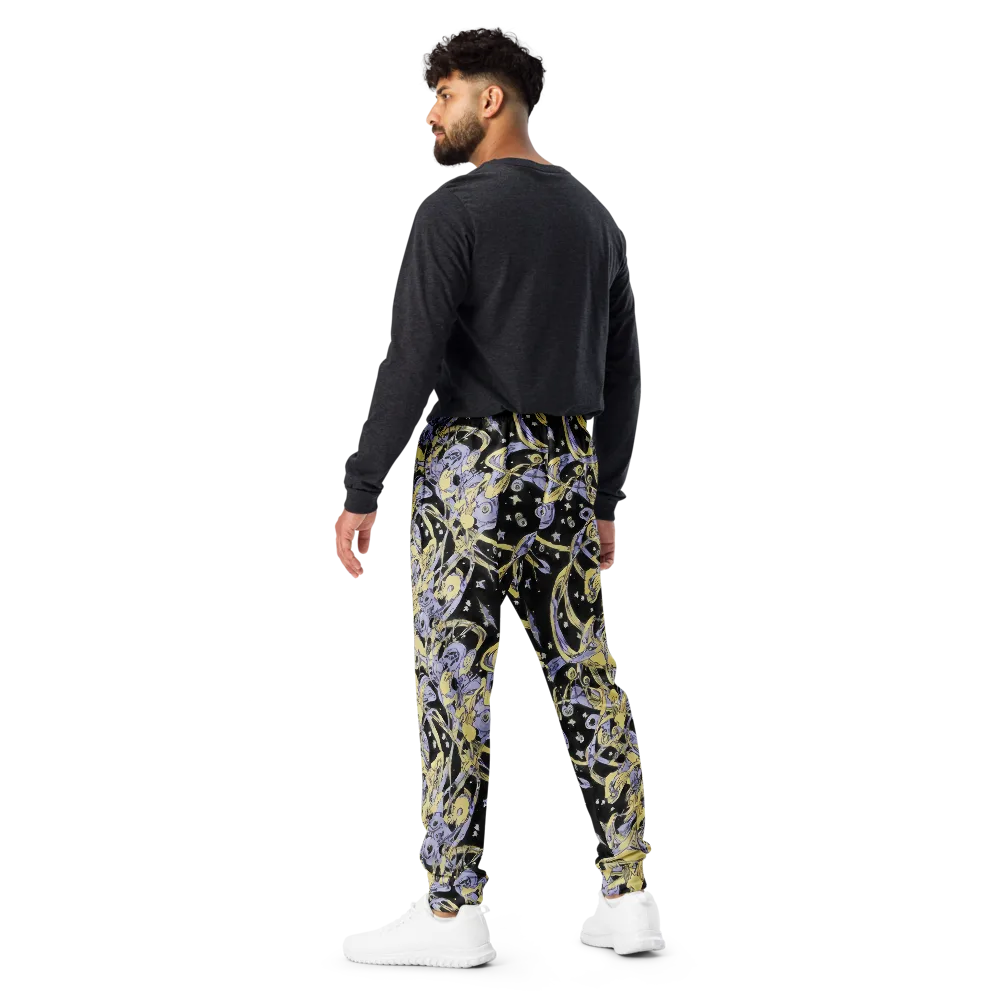 Lunar Mechanica on Men's Joggers — Back