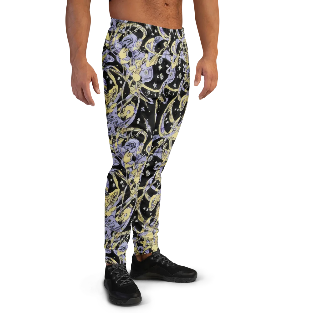 Lunar Mechanica on Men's Joggers — Right