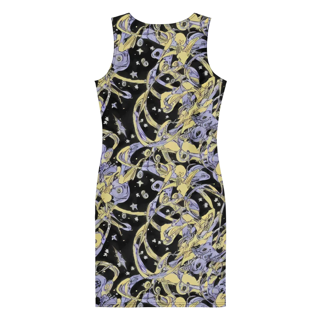Lunar Mechanica on Bodycon Dress — Back