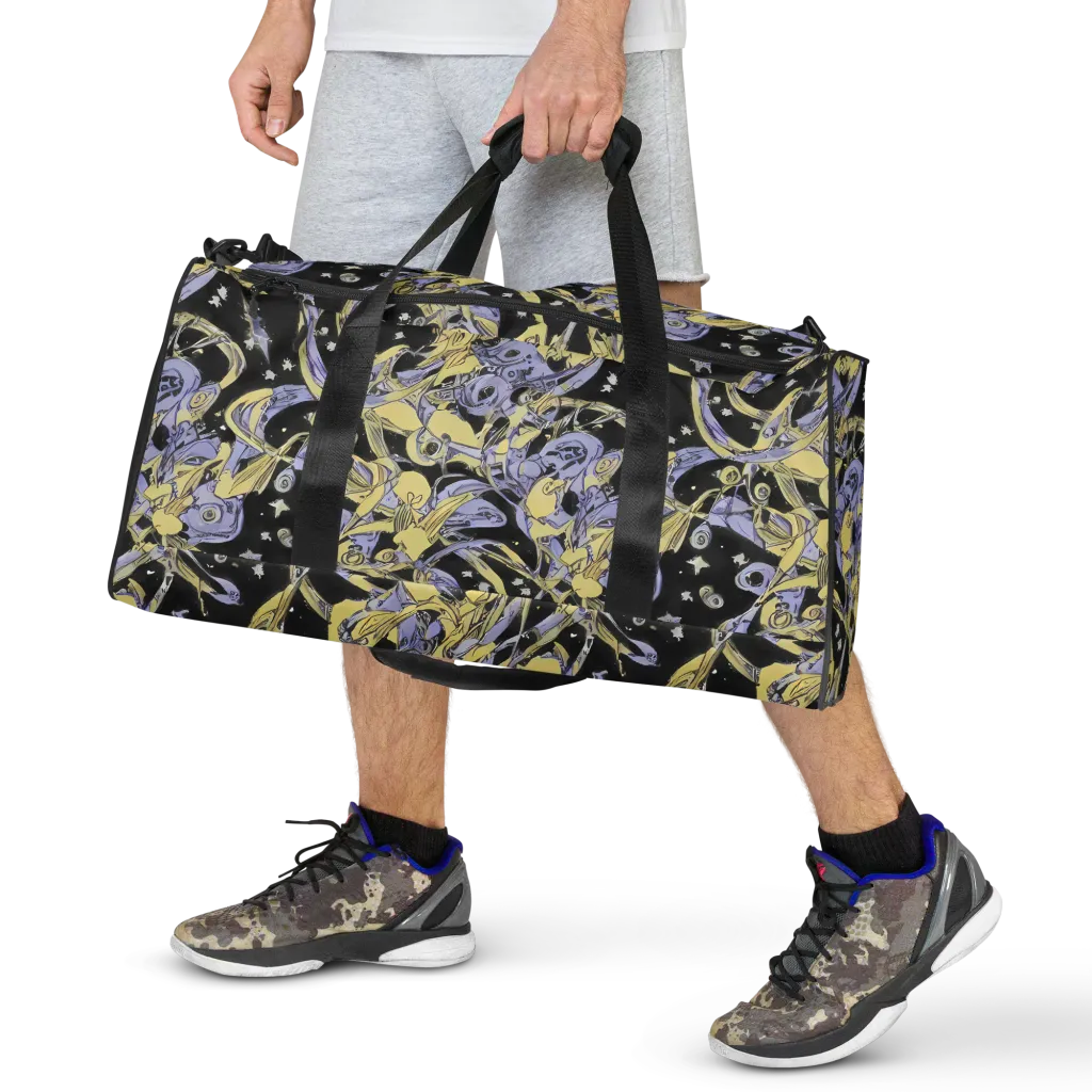 Lunar Mechanica on Duffle Bag — Front
