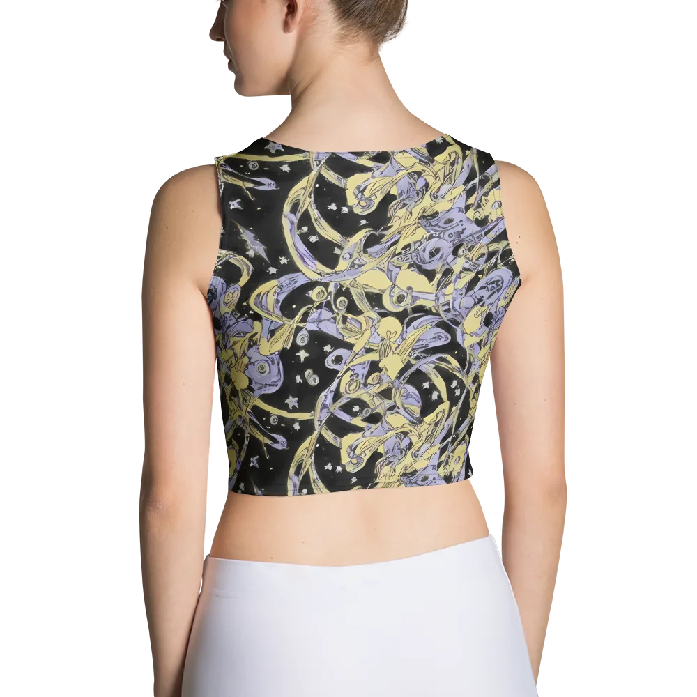 Lunar Mechanica on Crop Top — Back