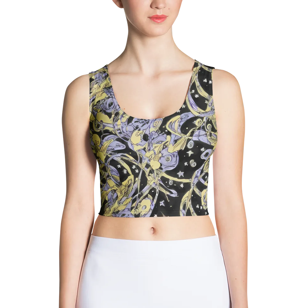 Lunar Mechanica on Crop Top — Front