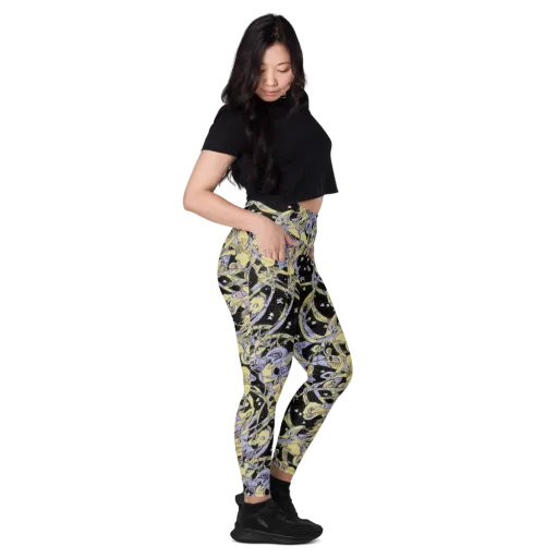 Lunar Mechanica on a Leggings with Pockets