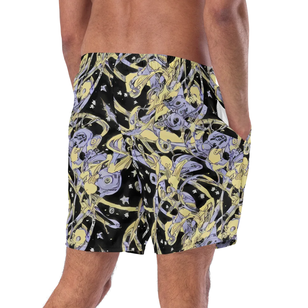 Lunar Mechanica on Swim Trunks — Right Back