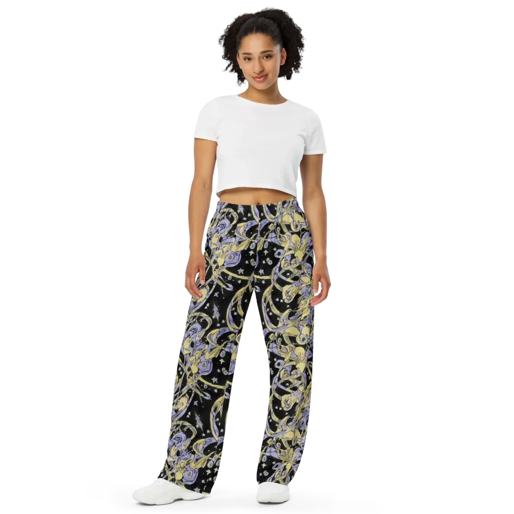 Lunar Mechanica on Wide-Leg Pants — Front