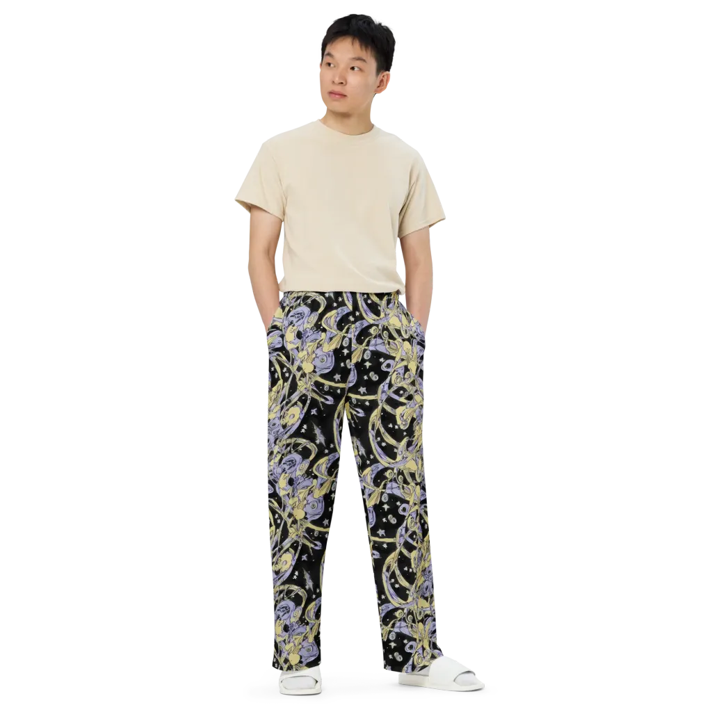 Lunar Mechanica on Wide-Leg Pants — Front