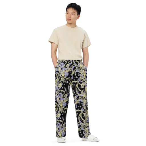 Lunar Mechanica on a Wide-Leg Pants