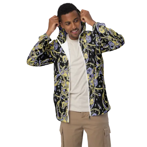 Lunar Mechanica on a Men's Windbreaker