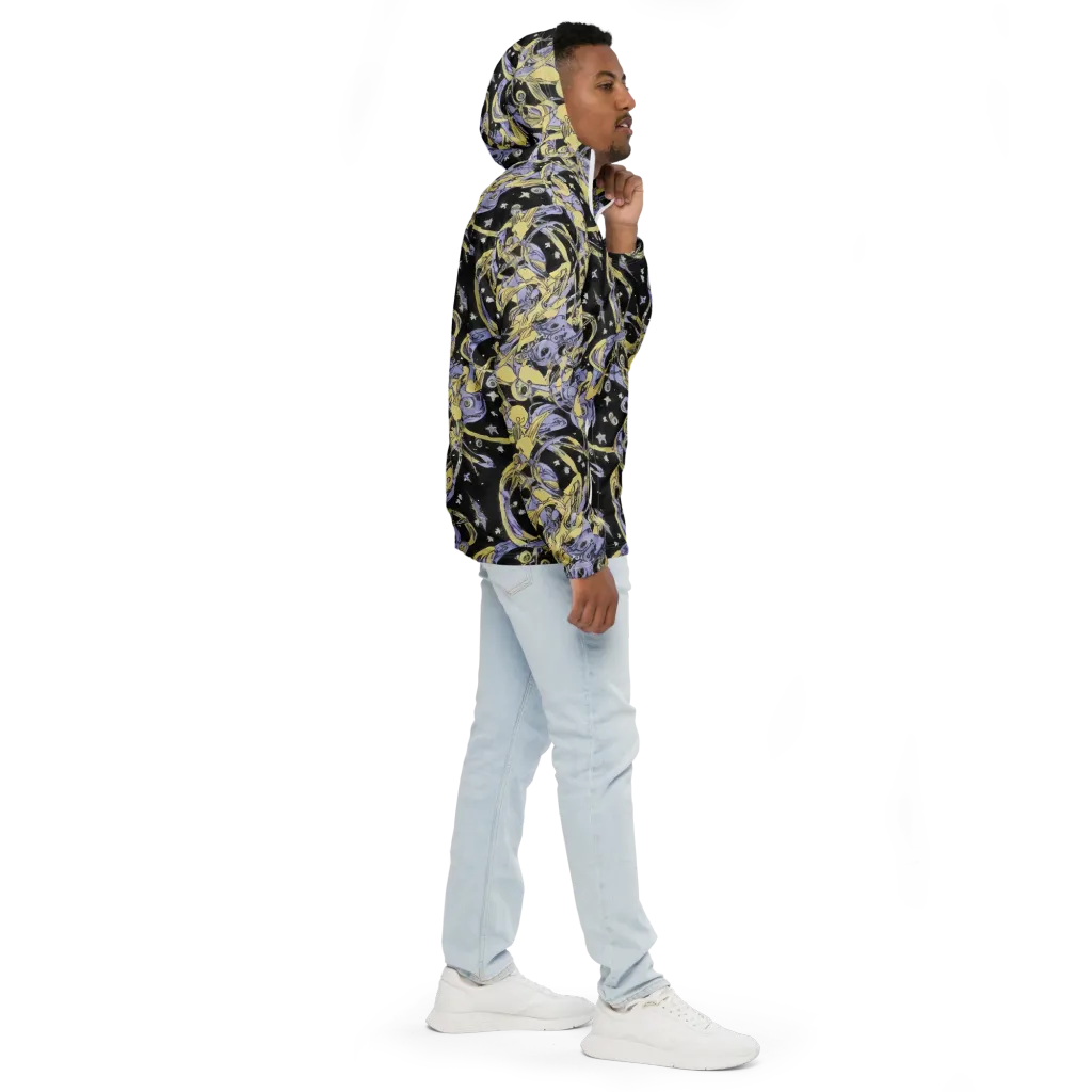 Lunar Mechanica on Men's Windbreaker — Right