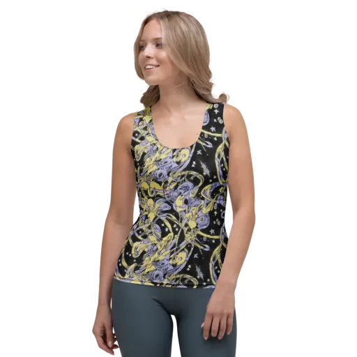 Lunar Mechanica on a Women's Tank Top